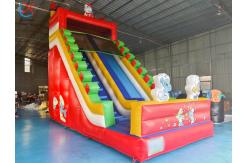 China Commercial The Smurfs Inflatable Dry Slides Inflatable Bouncy Castle For Kids supplier