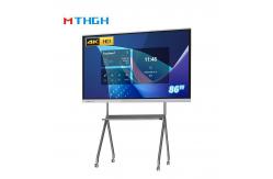 China 86 Inch 16 9 Interactive Touch Screen Whiteboard 4K 300cd/M2 Infrared Technology supplier