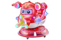 China 3D Rotation Lifting Plane Coin Operated Kiddie Ride Amusement Game Machine with Materials supplier