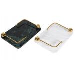 Metal Frame Handle 400x285mm Decorative Display Trays for sale