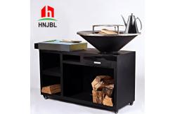 China 100cm Barbeque Corten Base 2mm Heavy Duty Fire Pit Grill supplier