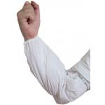 White PE Disposable Oversleeve 18 Inch Sleeve Protectors For Arms