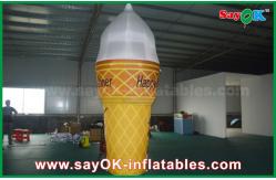 China 3m Height Full Print Customized Inflatable Ice Cream For Advertising supplier