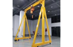 China Single Girder Gantry Crane With Wheels Electric Hoist  For Construction 3T 5T supplier