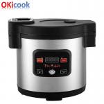 Wood Grain 15L 105W Commercial Rice Warmers For School for sale