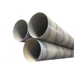 Anti Corrosion Astm A252 Astm A53 Round Spiral Steel Pipe Black Painted for sale