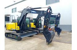 China 7500kg Machine Weight Mini Excavator With 27Mpa Hydraulic System Pressure supplier