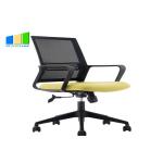 Executive Fabric Swivel Chair Black Mid Back Mesh Office Chair Computer Desk Staff Chair for sale