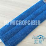 Micofiber polyester and polyamide piped twist microfiber flat mop pad for sale