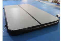 China DWF Inflatable Air Track , 4 M Inflatable Tumbling Mat With Repair Kits supplier