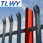 China Anping TLWY 30 Years Factory  Galvanised Steel Palisade Spiked Security Fencing for sale