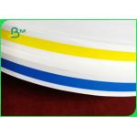 60gsm Degradable Waterproof White Kraft Paper / Straw Paper For Paper Straw