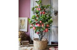 China Red Party Park Decoration Artificial Apple Tree 190cm Height supplier
