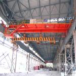 10+10ton Heavy Duty Rotating Hanging Beam Double Beam Eot Crane With Magnet System for sale
