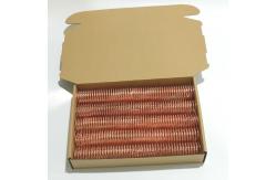 China Nylon Coated 4:1 Metal Spiral Binding Gold Coil Single Wire O supplier
