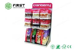 China CMYK Printing Custom Made Cardboard Countertop Display Boxes With Hooks supplier