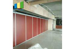 China Hotel Acoustic Temporary Sound Proof Partitions Sliding Folding System supplier