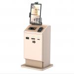 Hotel Self Check In Kiosk With Passport Scanner / Card Encoder Cash Payment for sale