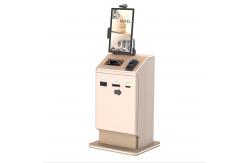 China Hotel Self Check In Kiosk With Passport Scanner / Card Encoder Cash Payment supplier