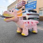 Electric Animatronic Dinosaur Ride Customized for Jurassic Park / Shopping Mall for sale
