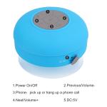 Waterproof Shower Speaker Plastic Wireless Speaker With Suction Cup