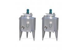 China Heat Exchange 12000l SS Water Storage Tank For Preparing Sterilizing supplier