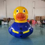 Air Sealed Advertising Water Floating Inflatable Yellow Duck Inflatable Duck Balloon for sale