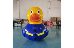 China Air Sealed Advertising Water Floating Inflatable Yellow Duck Inflatable Duck Balloon supplier