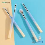 4PCS Synthetic Hair Makeup Brush Cruelty Free Plastic Handle Aluminum Ferrule for sale