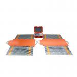 Electronic 15m Portable Trailer Weighbridge 10mm Tread Plate Deck for sale
