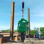 Pile Driving Equipment Frequency Variable Sheet Pile Driver Electric Vibro Hammer