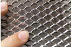 China Industrial Flattened Expanded Metal Mesh 1/4 #20 Security Screen Flat Sheet supplier