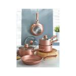 5 Pieces Marble Cast Aluminum Non Stick Fry Pan And Pot Cookware Set for sale