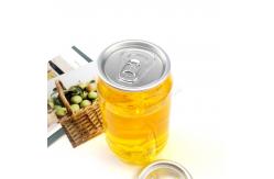 China OEM ODM Summer Drink 310ml Plastic Beverage Jar With Aluminum Lid supplier