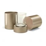 Elegant air - proof gold stamping Paper Tube Packaging Box For Cap / Mug for sale