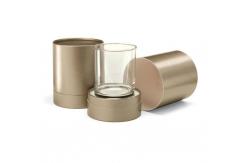 China Elegant air - proof gold stamping Paper Tube Packaging Box For Cap / Mug supplier