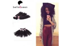 China Girl use Tangle-Free European Curly Human Hair extension Can be Dyed supplier