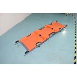 Foldable Two Fold Stretcher Aluminum for Medical Emergency with Patient Holding Strap
