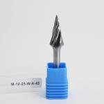 High Strength SM Cone Shape 6mm 1/4 Die Grinder Bits Carving Rotary Burrs High Speed for sale
