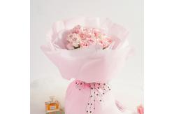 China CMYK Printed Flower Wrapping Paper 58x58 Size For Bouquet supplier