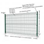 High Security 3d Curved Wire Mesh Fence Galvanized Welded for sale