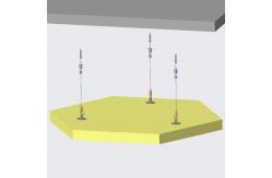 China Suspension Kit With Ceiling Attachment With Adjustable Hook Gripper Wire Hanger supplier