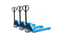 China Sturdy 2000-3000 Lbs Capacity Manual Hand Pallet Truck With Polyurethane Wheels supplier