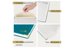 China Pacific Green Executive Daily Planner 2023 , Customization A5 Daily Schedule Planner supplier