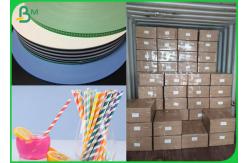 China 60 Gram Waterproof Printed Slits Paper For Paper Straws Making supplier