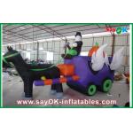 Oxford Cloth  Inflatable Halloween Decorations , Party Inflatable Carriage for sale