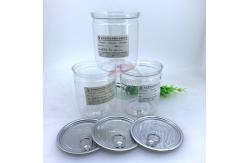 China Air Proof Clear Empty Food Grade 450ml Jar Pet Packaging supplier