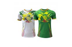 China 100% Polyester Football Jerseys Durable Permeable With Jacquard Dot Stripe Pattern supplier