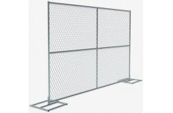 China 4ft  6ft 8ft Temporary 6x12 Chain Link Fence Panels For Construction supplier