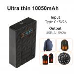 10050mAh Heated Vest Battery Pack Heated Body Warmer Battery Pack for sale